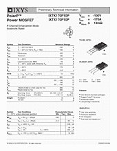 DataSheet IXTX170P10P pdf